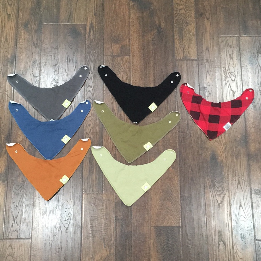 Organic Baby Bandanna Drool Bibs